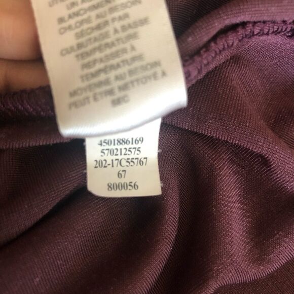 Chico’s Velvet Crushed Short Sleeve Top Size 3 - Picture 7 of 9